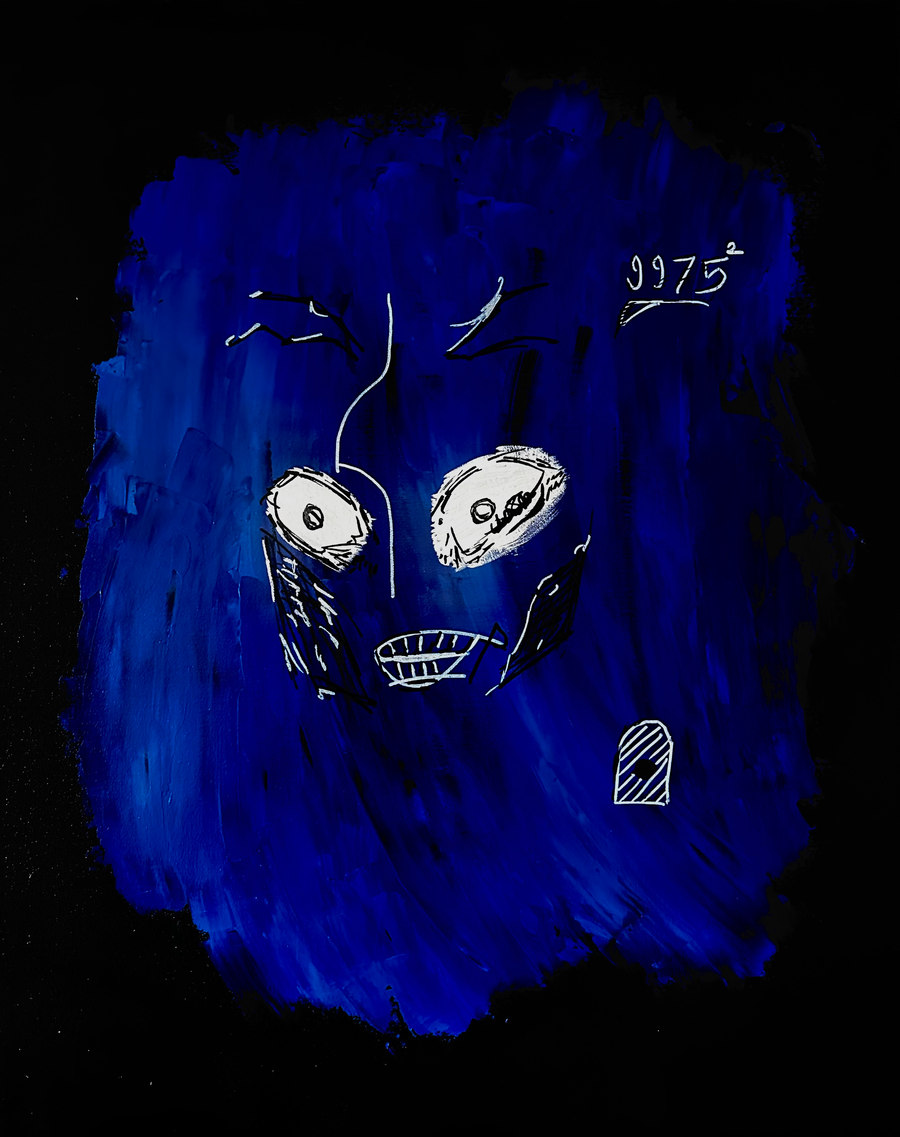 Work 002, Acrylic on canvas, 2022, by Matas
