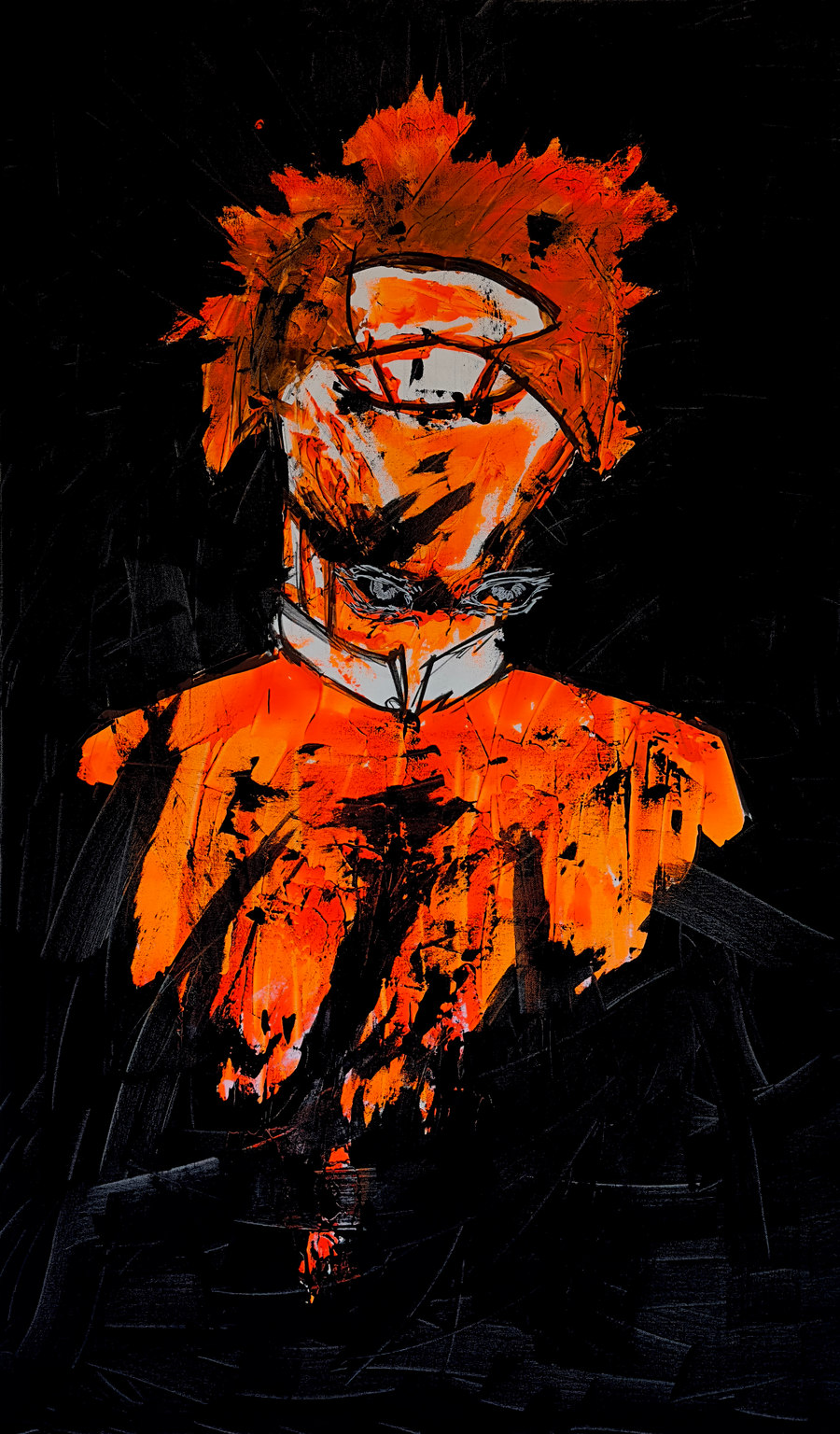 Work 006, Acrylic on canvas, 2023, by Matas