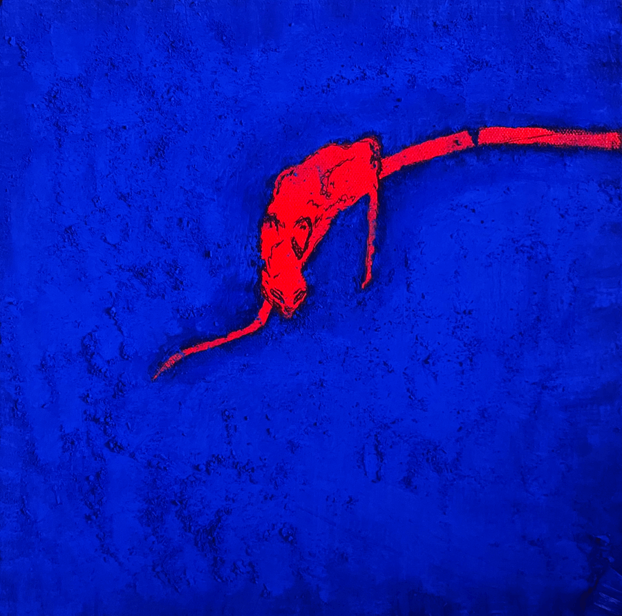 Work 007, Oil and acrylic on canvas, 2024, by Matas