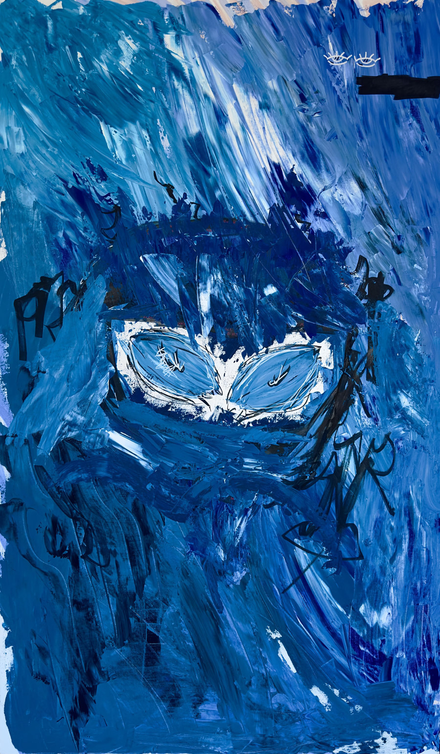 Work 003, Acrylic on canvas, 2022, by Matas