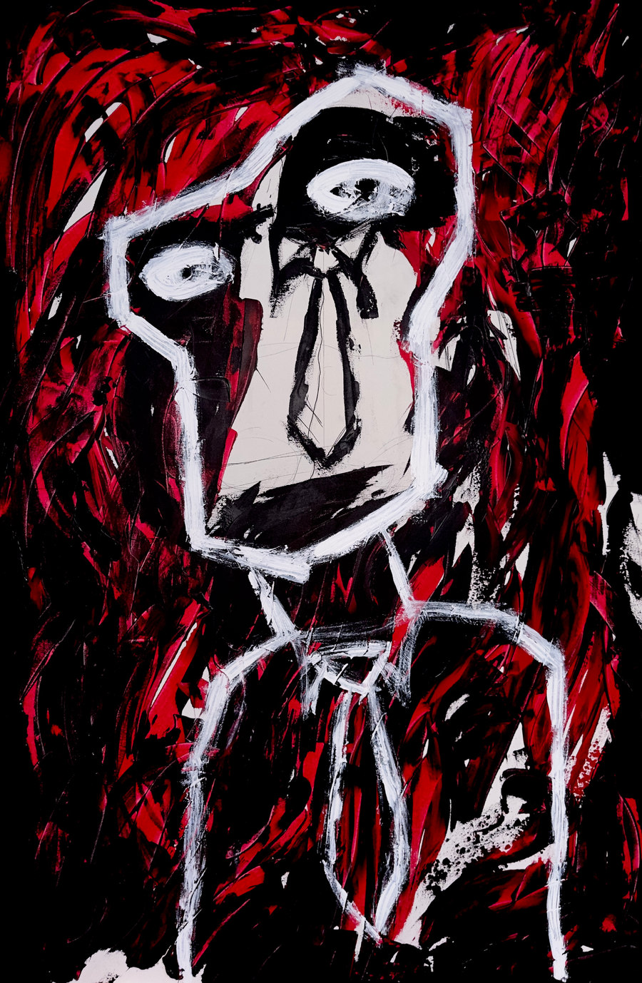 Work 010, Acrylic on canvas, 2024, by Matas