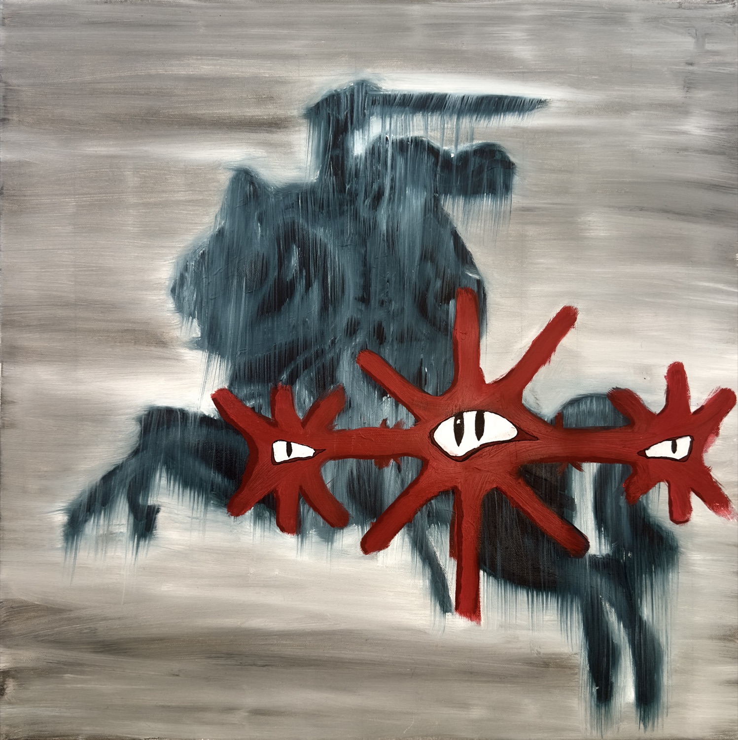 Work 014, Oil on canvas, 2026, by Matas