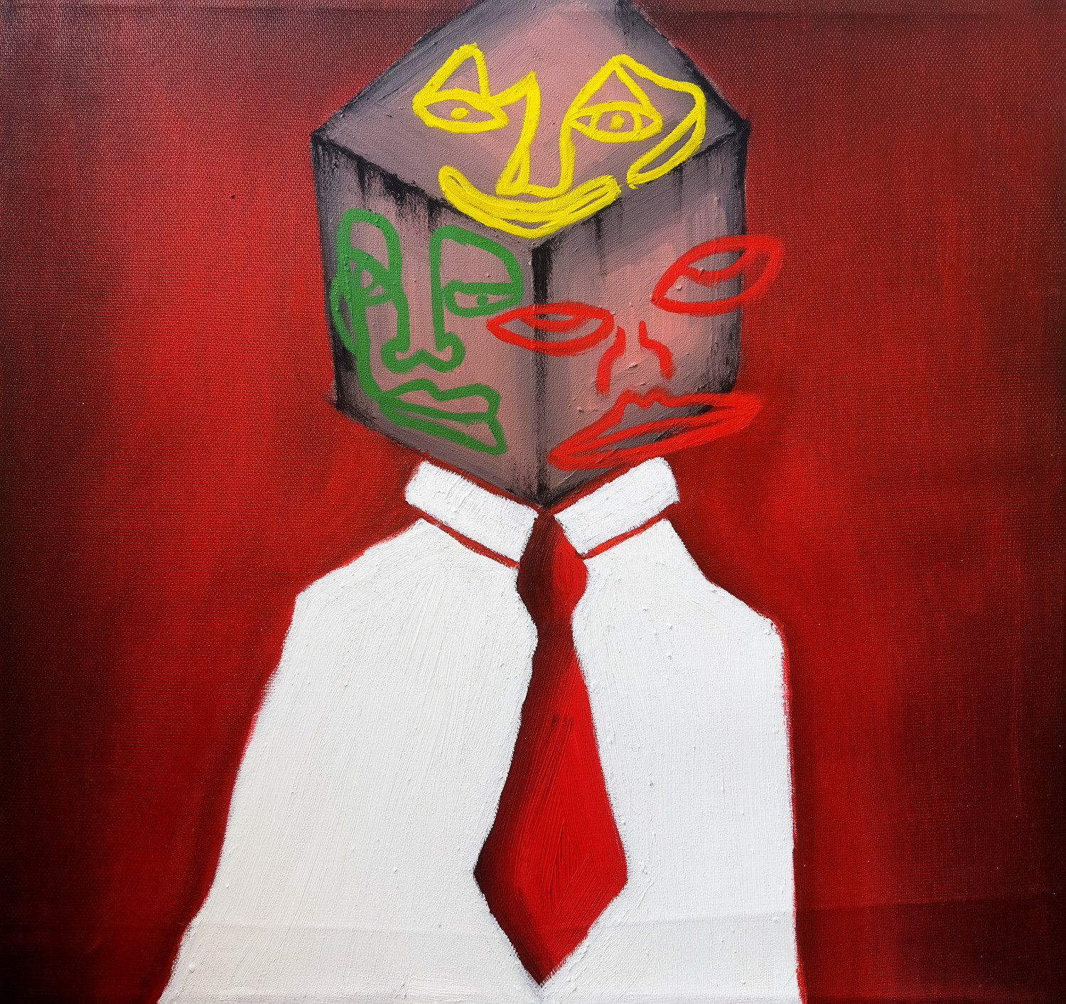 Work 015, Oil on canvas, 2026, by Matas