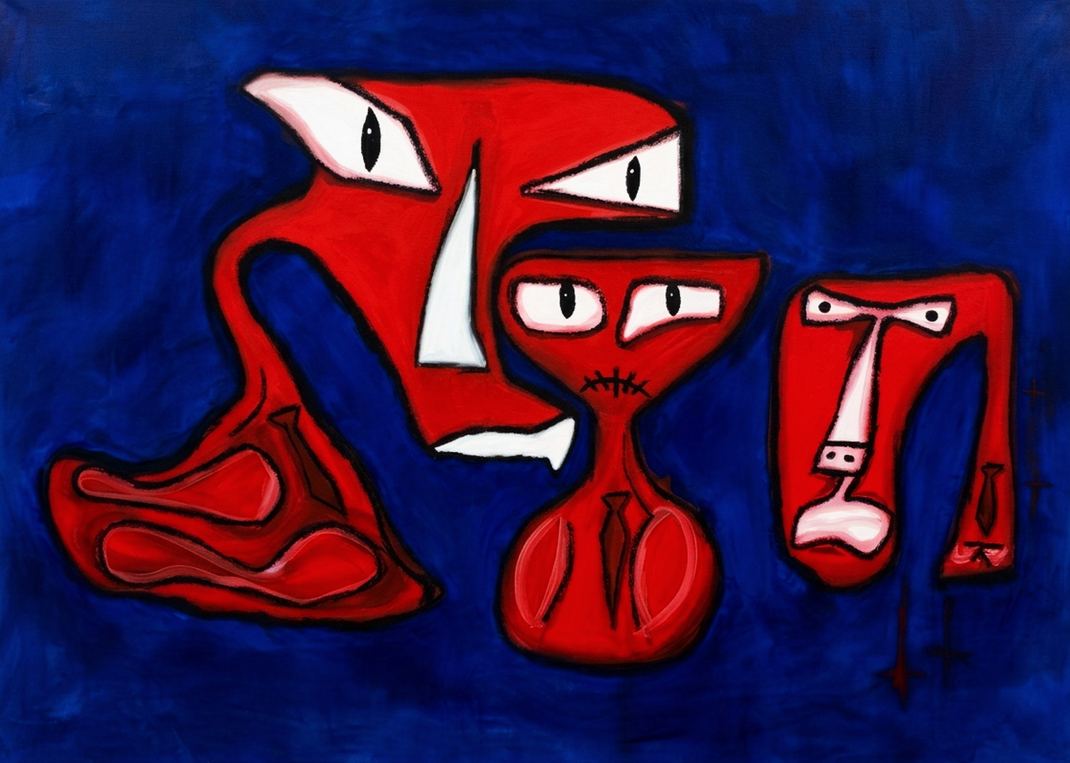 Work 016, Oil on canvas, 2026, by Matas